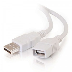 USB 2.0 Hálózat-aljzat-hosszabbító kábel